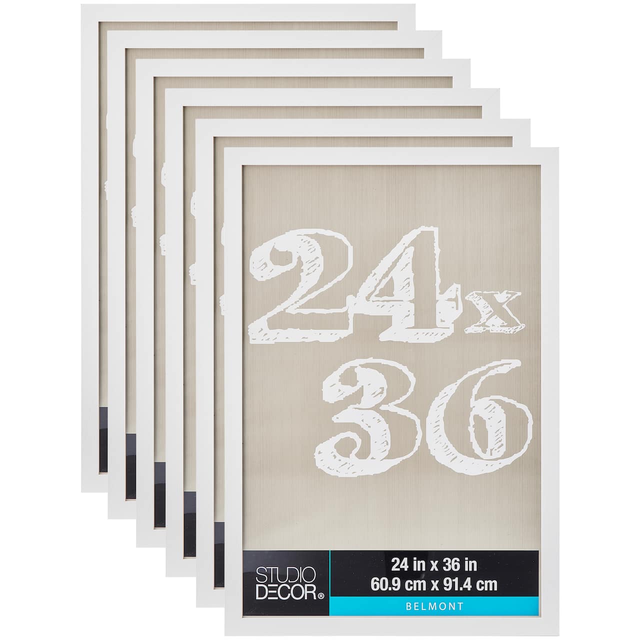 6 Pack: White 24" x 36" Belmont Frame by Studio Décor®